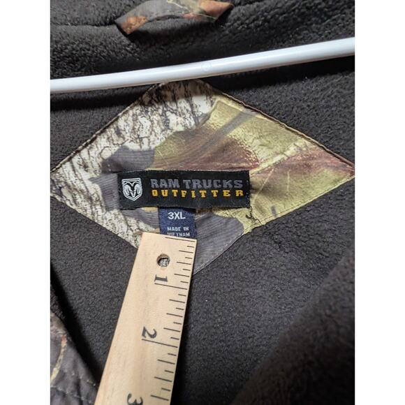 Vintage Dodge Ram - Hunting Camo Coat - Mens Size XL Fleece Lined - Picture 3 of 7